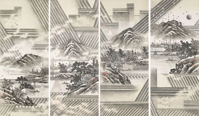 Other Works(Drawing Dialogue in Seoul: Four landscapes)